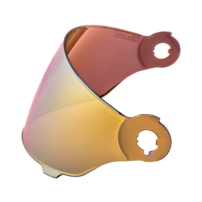 Plexi Cassida pro helmy Fibre zrcadlové zlaté