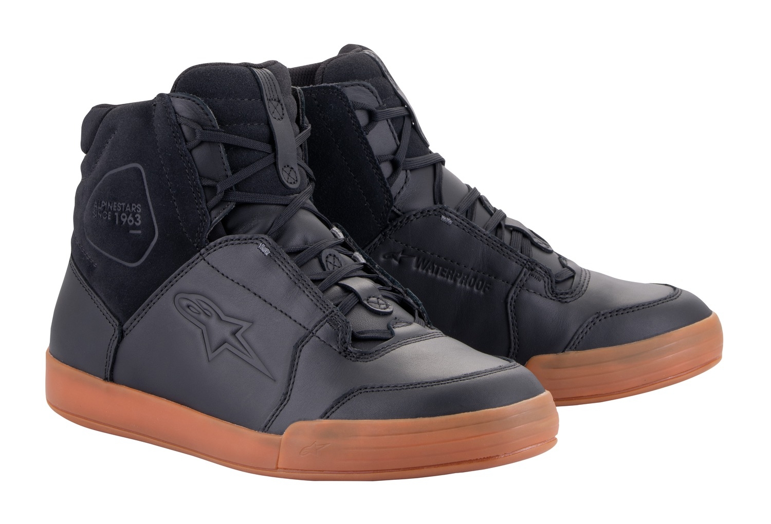 Boty na motorku Alpinestars Chrome Drystar černo-hnědé Velikost: 38,5