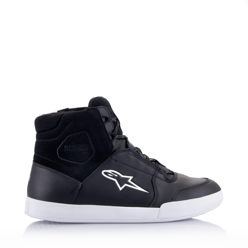 Boty na motorku Alpinestars Chrome Drystar černo-bílo-modré