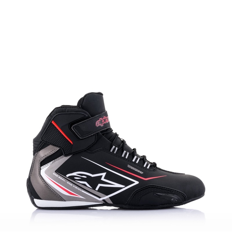 Boty na motorku Alpinestars Sektor Waterproof černo-bílo-šedé
