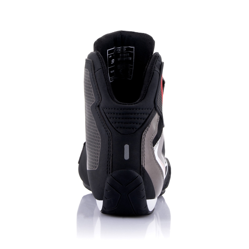 Boty na motorku Alpinestars Sektor Waterproof černo-bílo-šedé