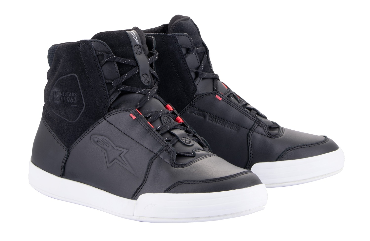 Dámské boty na motorku Alpinestars Stella Chrome Drystar černo-bílo-růžové Velikost: 37,5