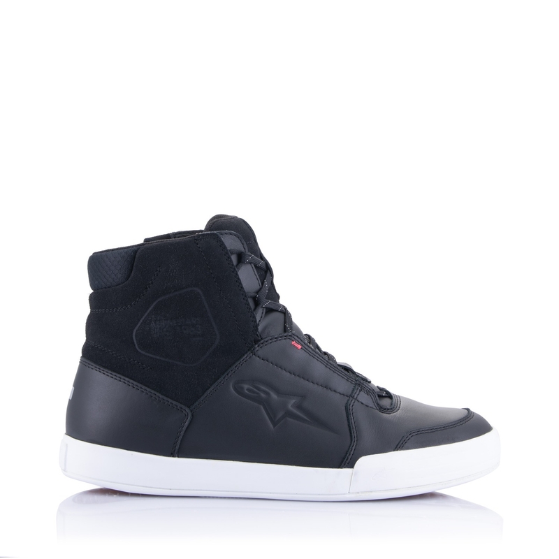 Dámské boty na motorku Alpinestars Stella Chrome Drystar černo-bílo-růžové