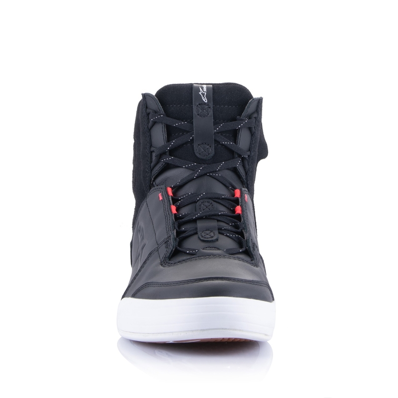 Dámské boty na motorku Alpinestars Stella Chrome Drystar černo-bílo-růžové
