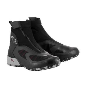 Boty na motorku Alpinestars CR-8 Gore-Tex černo-šedo-červené