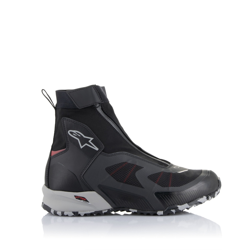 Boty na motorku Alpinestars CR-8 Gore-Tex černo-šedo-červené