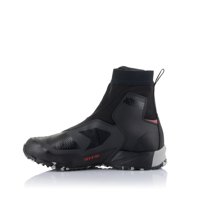 Boty na motorku Alpinestars CR-8 Gore-Tex černo-šedo-červené