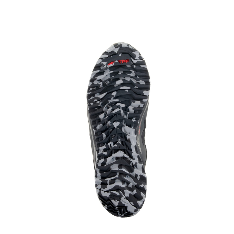 Boty na motorku Alpinestars CR-8 Gore-Tex černo-šedo-červené