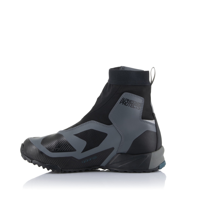 Boty na motorku Alpinestars CR-8 Gore-Tex černo-šedo-modré