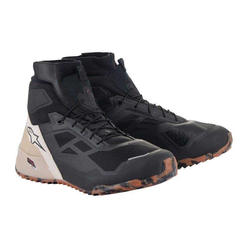 Boty na motorku Alpinestars CR-1 černo-světle hnědé