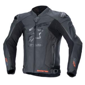 Kožená bunda na motorku Alpinestars GP Plus R 4 Rideknit černo-černá