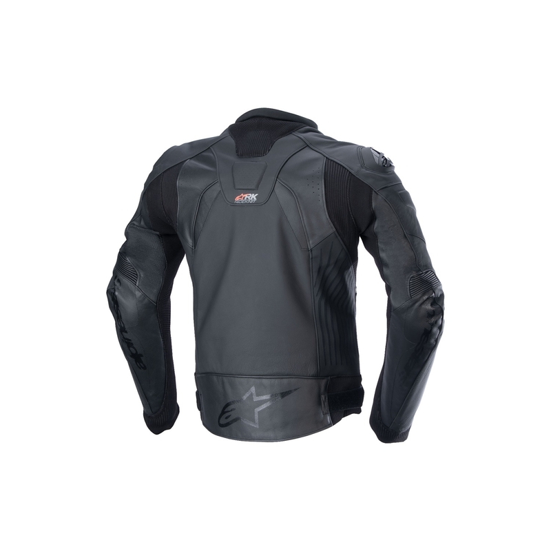 Kožená bunda na motorku Alpinestars GP Plus R 4 Rideknit černo-černá