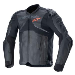 Kožená bunda na motorku Alpinestars Atem 5 černá