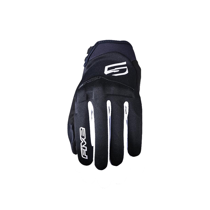Rukavice na motorku FIVE Globe EVO černo-bílé