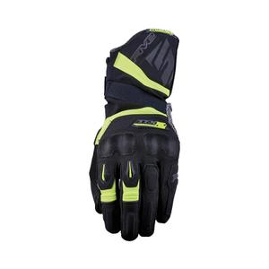 Rukavice na motorku FIVE TFX2 WP černo-fluo žluté
