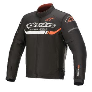 Bunda na motorku Alpinestars T-SP S Ignition Waterproof černo-bílo-fluo červená
