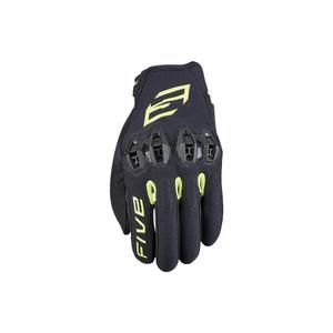 Rukavice na motorku FIVE Tricks černo-fluo žluté