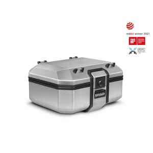 Kompletní sada sedlových brašen SHAD TERRA TR40 a hliníkového 37L topcase, včetně montážní sady SHAD Harley Davidson Pan America 1250