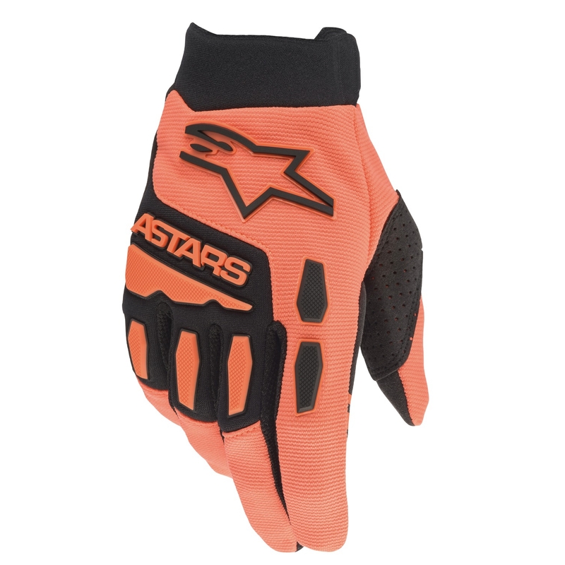 Motokrosové rukavice Alpinestars Full Bore oranžovo-černé