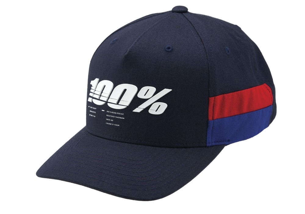 Kšiltovka 100% Loyal X-Fit Snapback modrá