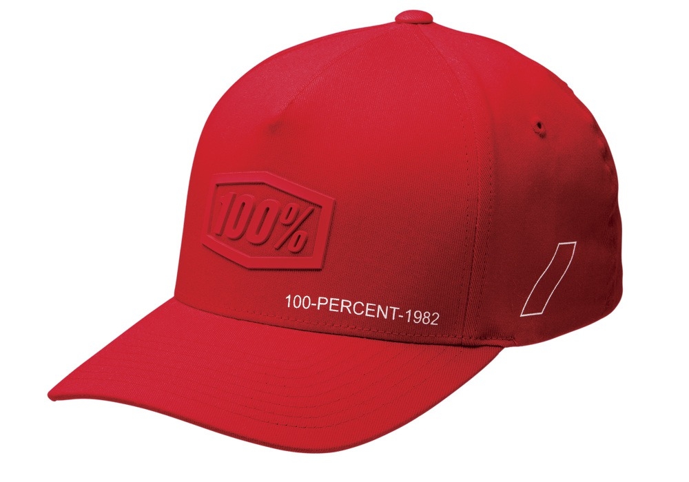 Dětská kšiltovka 100% Shadow Snapback červená