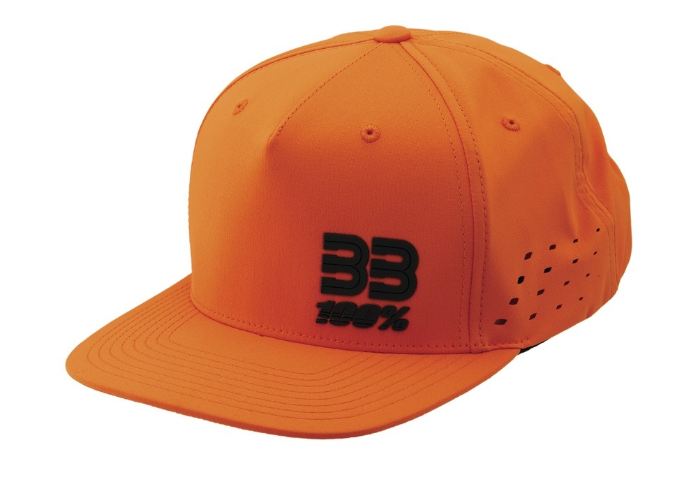 Kšiltovka 100% BB33 Drive Snapback oranžová