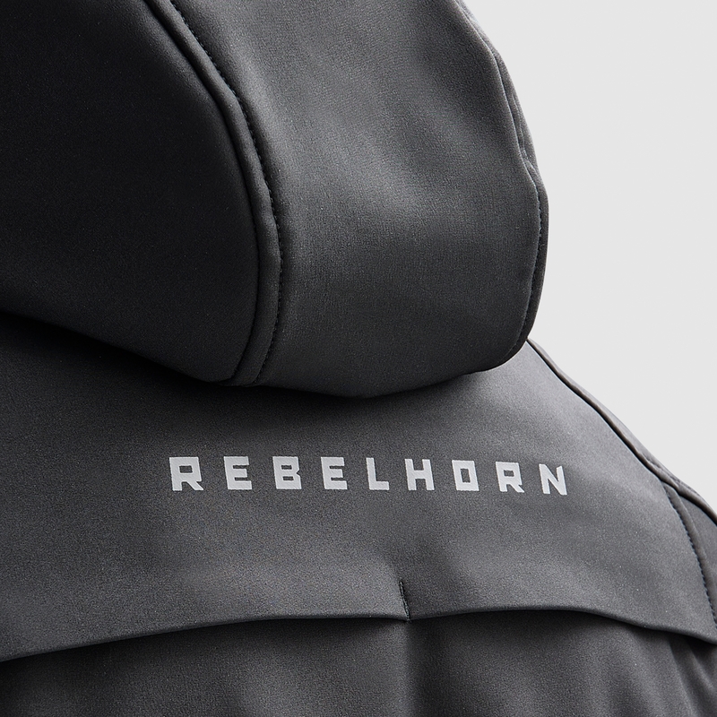 Softshellová bunda na motorku Rebelhorn Slash černá