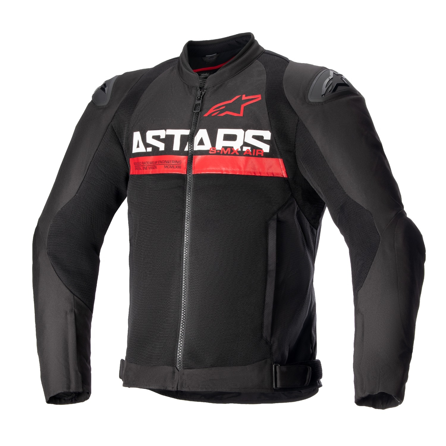 Bunda na motorku Alpinestars SMX Air černo-fluo červená Velikost: S