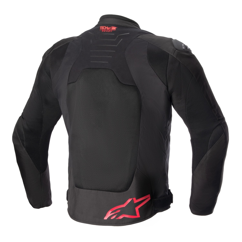 Bunda na motorku Alpinestars SMX Air černo-fluo červená