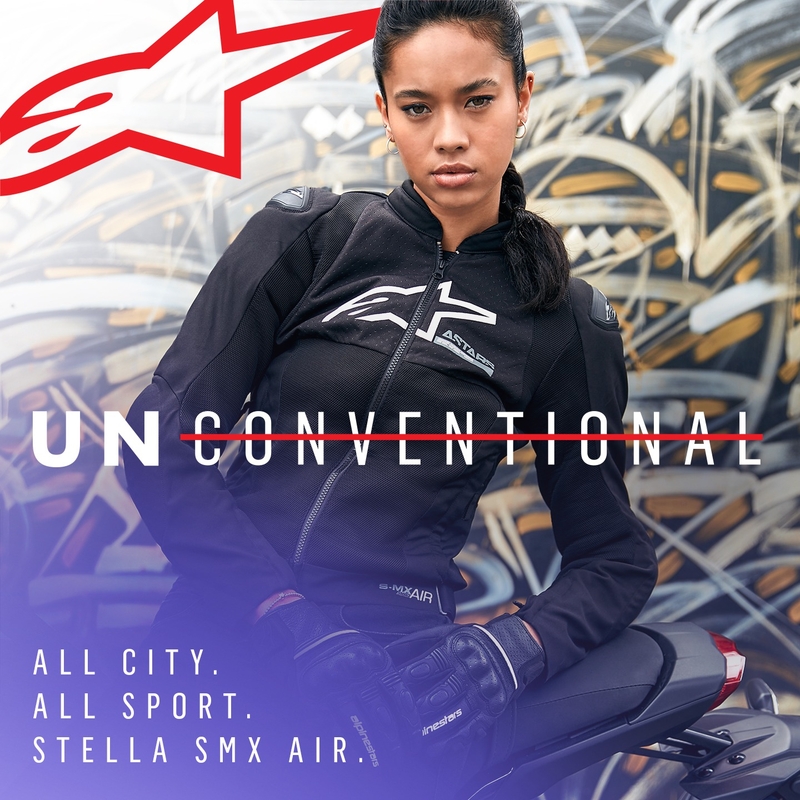 Dámská bunda na motorku Alpinestars Stella SMX Air černá
