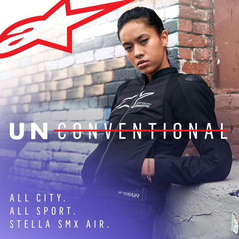 Dámská bunda na motorku Alpinestars Stella SMX Air černá