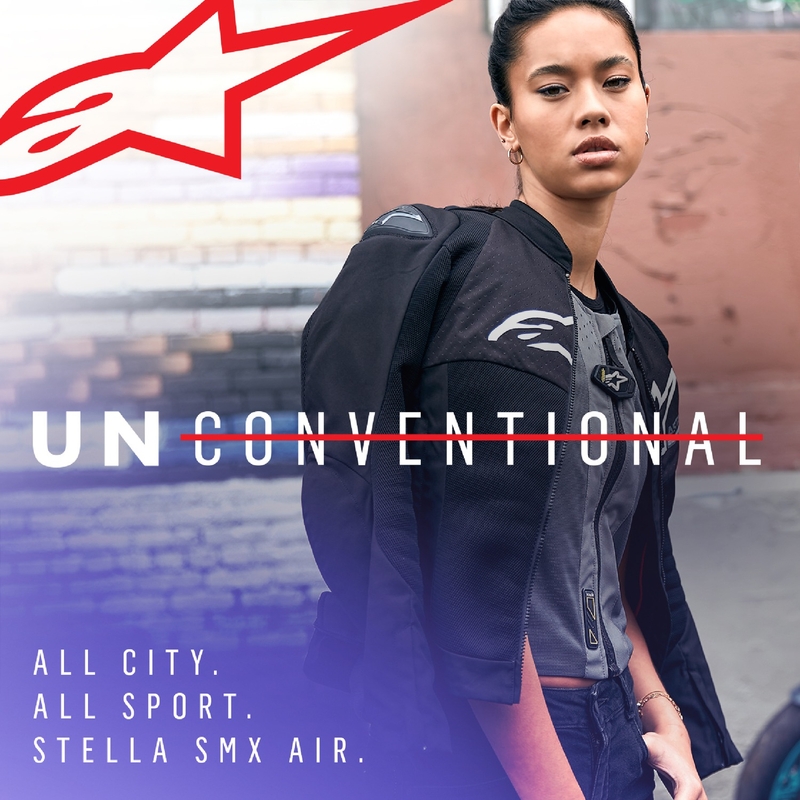 Dámská bunda na motorku Alpinestars Stella SMX Air černá