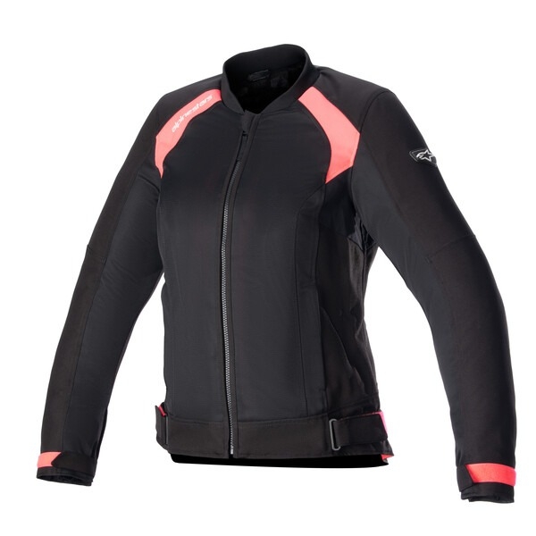 Dámská bunda na motorku Alpinestars Stella Eloise Air 2 černo-fluo růžová Velikost: XS