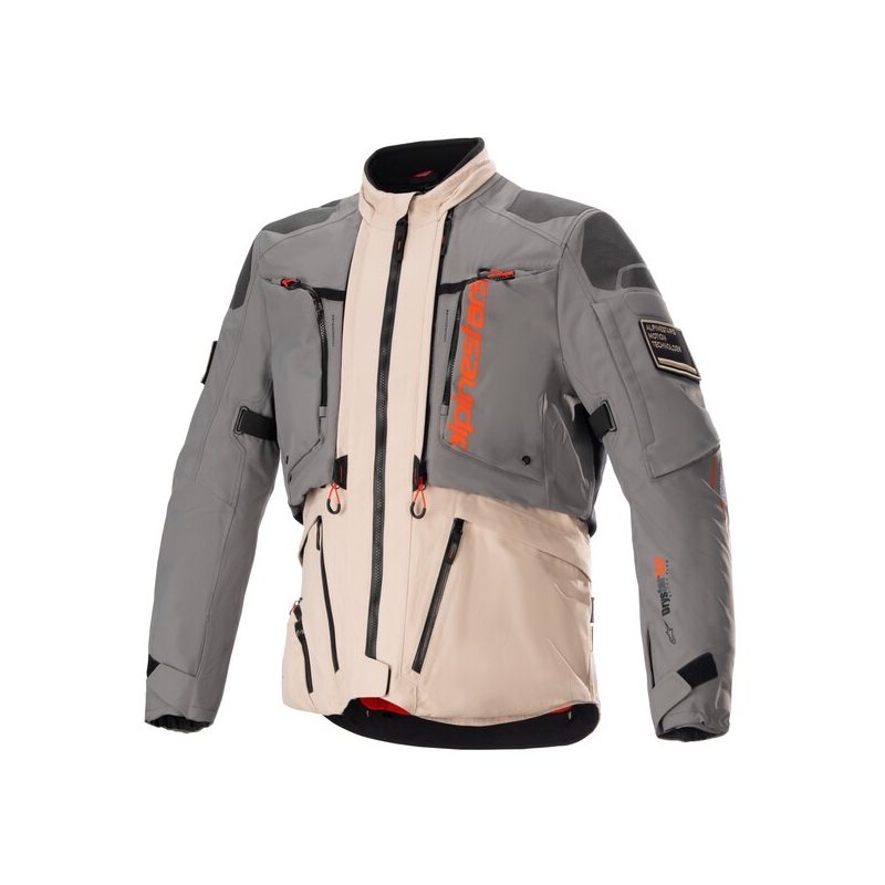 Bunda na motorku Alpinestars AMT-10R Drystar XF pískovo-černo-oražová