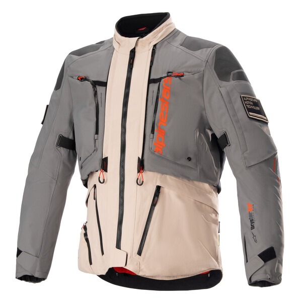 Bunda na motorku Alpinestars AMT-10R Drystar XF pískovo-černo-oražová Velikost: S