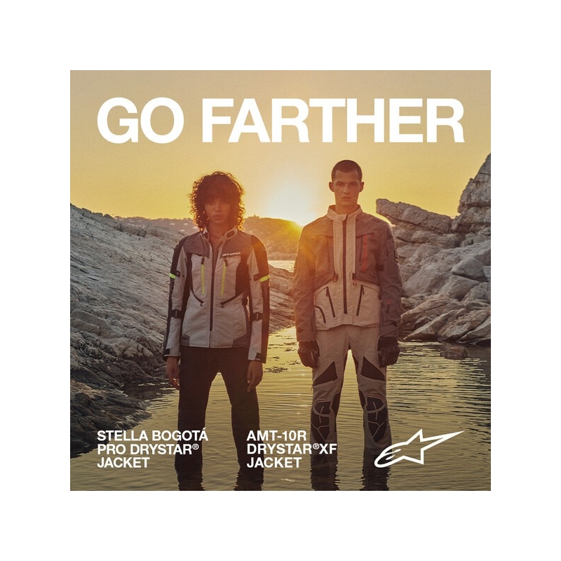 Bunda na motorku Alpinestars AMT-10R Drystar XF pískovo-černo-oražová