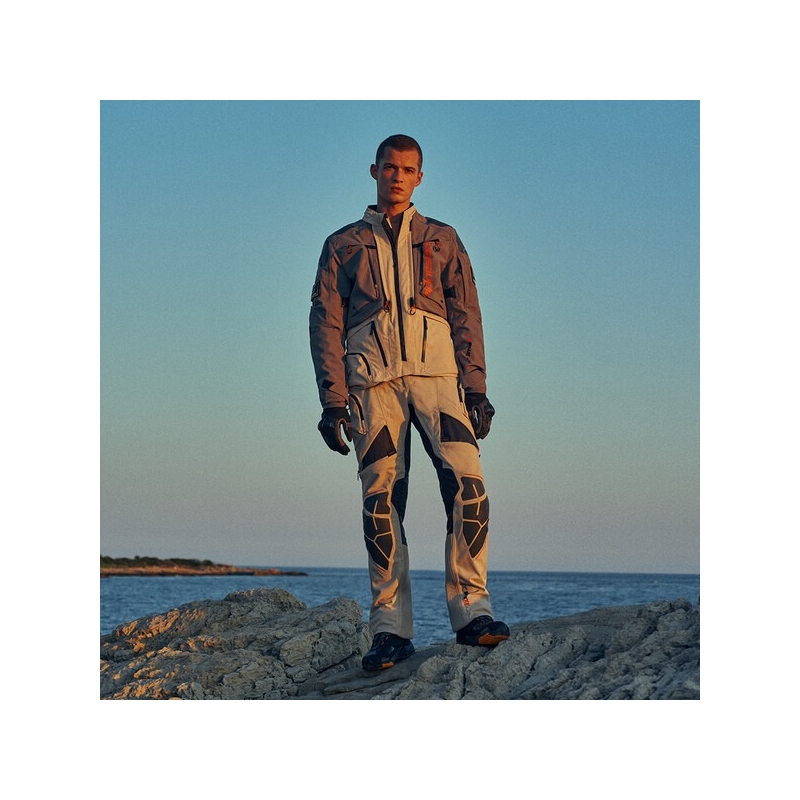 Bunda na motorku Alpinestars AMT-10R Drystar XF pískovo-černo-oražová