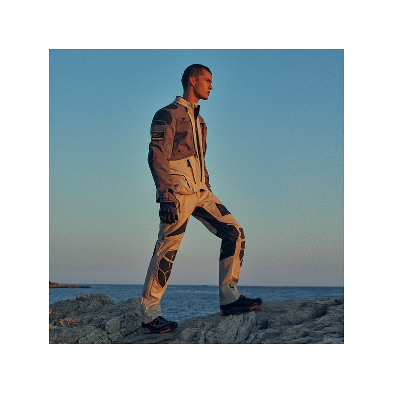 Bunda na motorku Alpinestars AMT-10R Drystar XF pískovo-černo-oražová