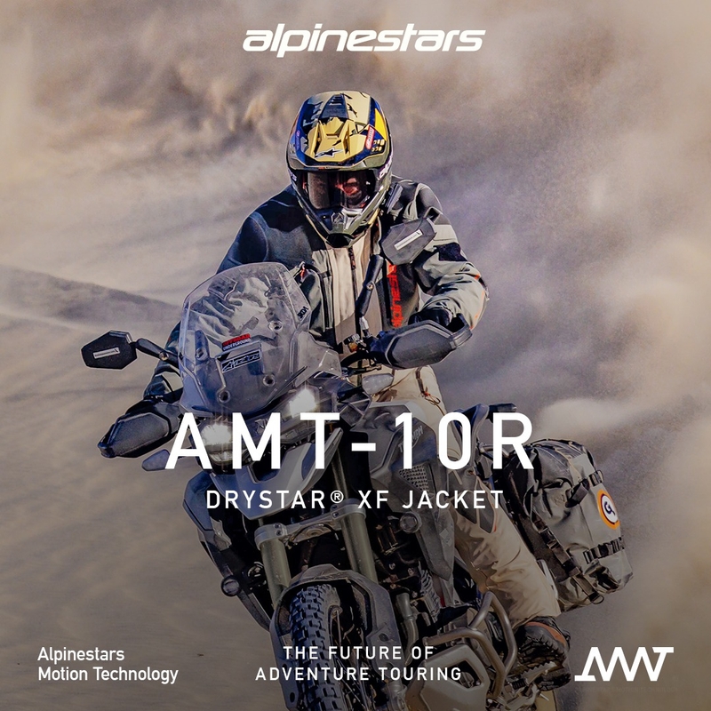 Bunda na motorku Alpinestars AMT-10R Drystar XF pískovo-černo-oražová