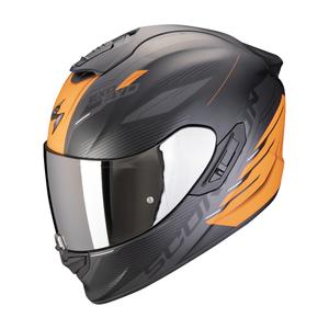 Integrální helma na motorku Scorpion EXO-1400 EVO II AIR LUMA matná černo-oranžová