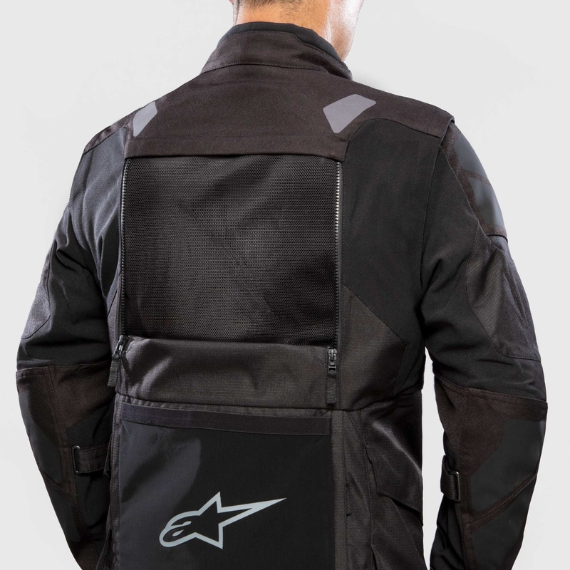 Bunda na motorku Alpinestars Halo Drystar černo-černá