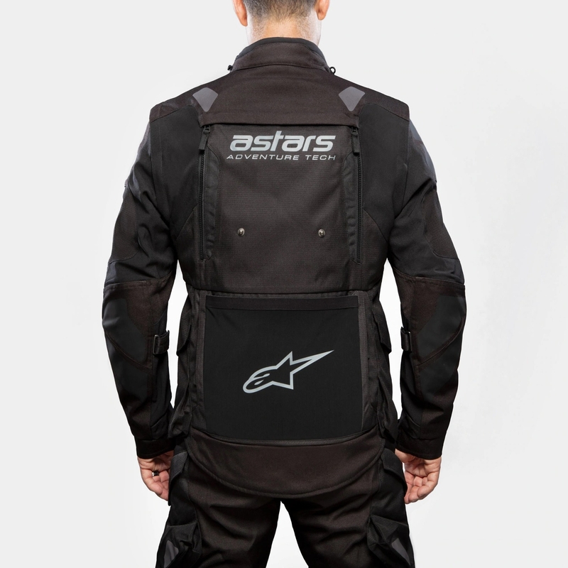 Bunda na motorku Alpinestars Halo Drystar černo-černá