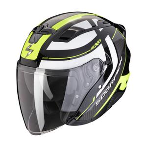 Otevřená helma na motorku SCORPION EXO-230 PUL černo-fluo žlutá
