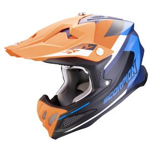 Motokrosová helma Scorpion VX-22 Air BETA matná modro-oranžová