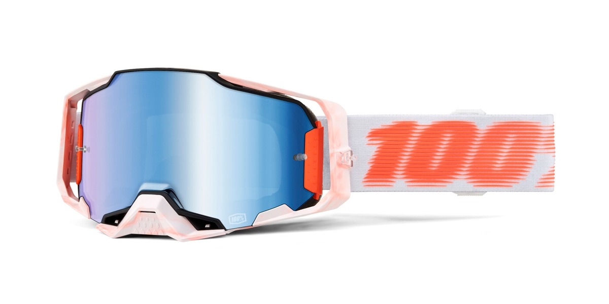 Motokrosové brýle 100% - USA ARMEGA Tubular modré plexi