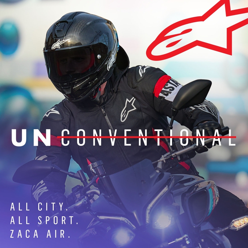 Bunda na motorku Alpinestars Zaca Air Waterproof černo-bílo-fluo červená