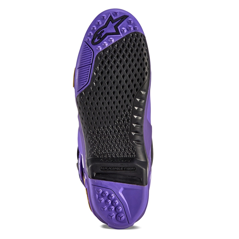 Boty na motorku Alpinestars Tech 10 Limitovaná Edice Champ fialovo-zlaté