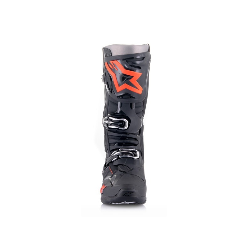Boty na motorku Alpinestars Tech 10 černo-fluo červeno-šedé