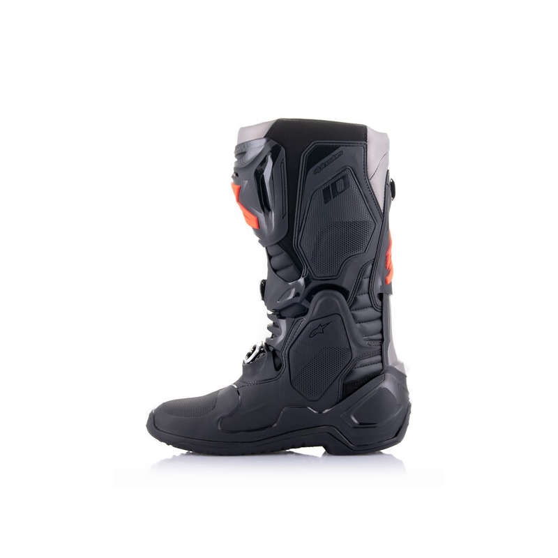 Boty na motorku Alpinestars Tech 10 černo-fluo červeno-šedé