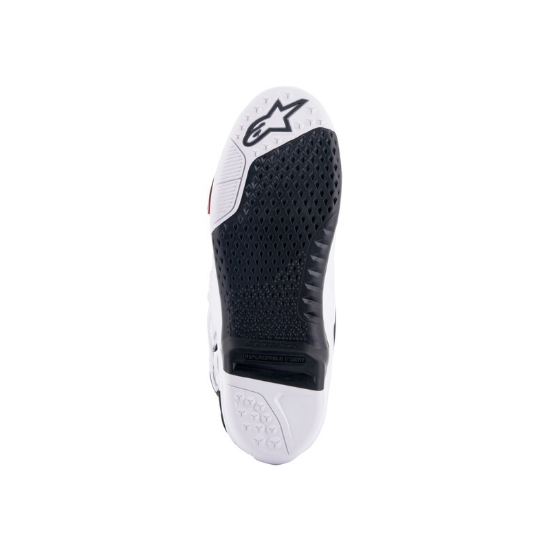 Boty na motorku Alpinestars Tech 10 oranžovo-žluto-fialovo-bílo-černé